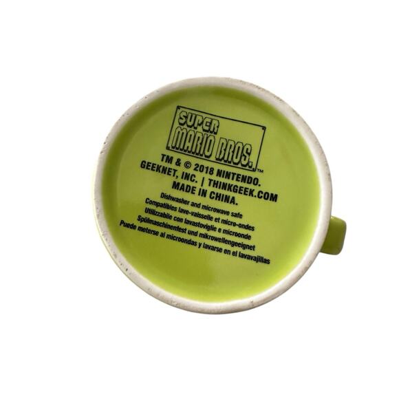 Super Mario Nintendo Coffee Mug Green Warp Pipe Thinkgeek Video Game NES - Picture 6 of 12